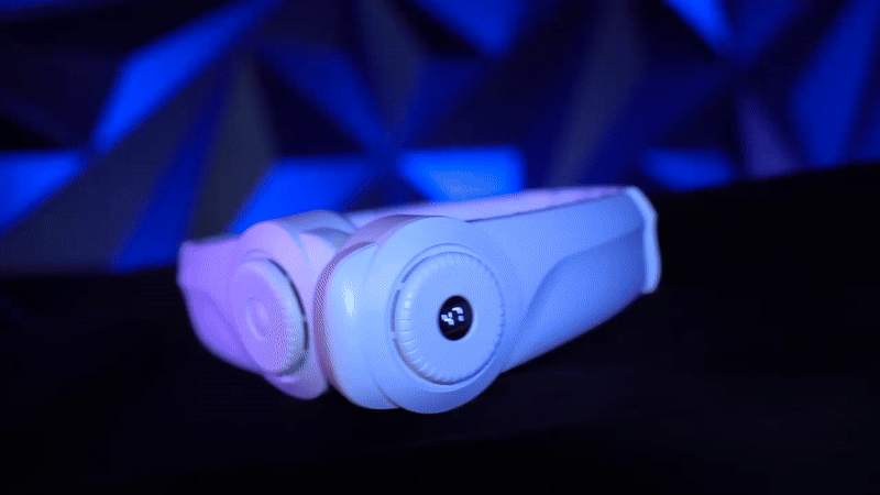 Bladeless Neck Fan Rechargeable 4000mAh, 3 Power Levels, LED Display